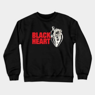 Black Heart Crewneck Sweatshirt